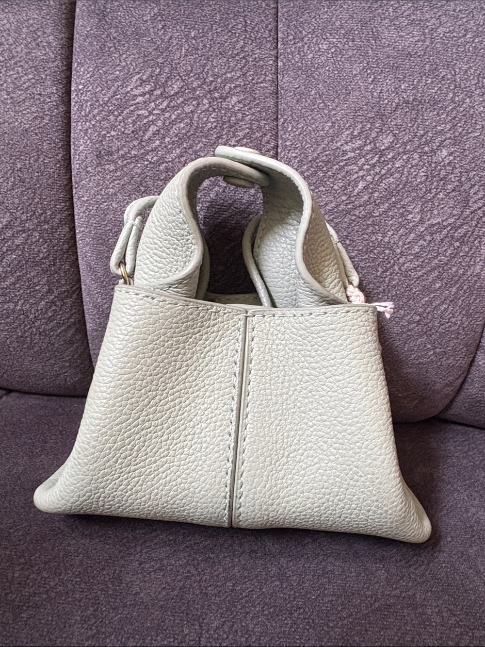Polène Numéro Neuf MICRO Bag in Light Sage Green - Picture 2 of 16
